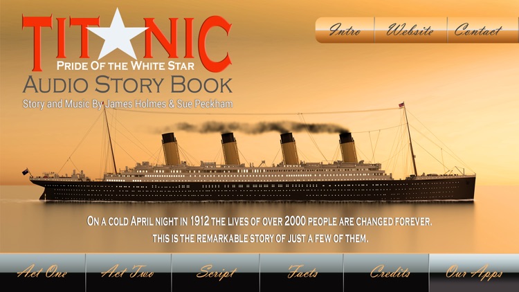 Titanic Audio Story