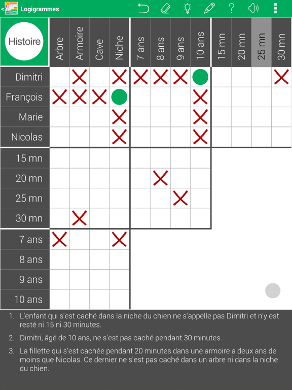 Screenshot #5 pour Logigrammes Grilles de Logique