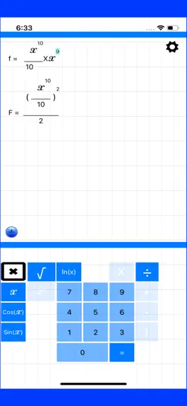 Game screenshot Functions and integrals apk