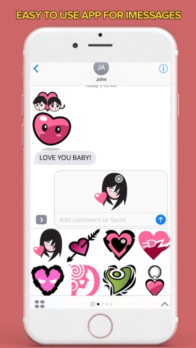 Love Stickers Emojis screenshot 3