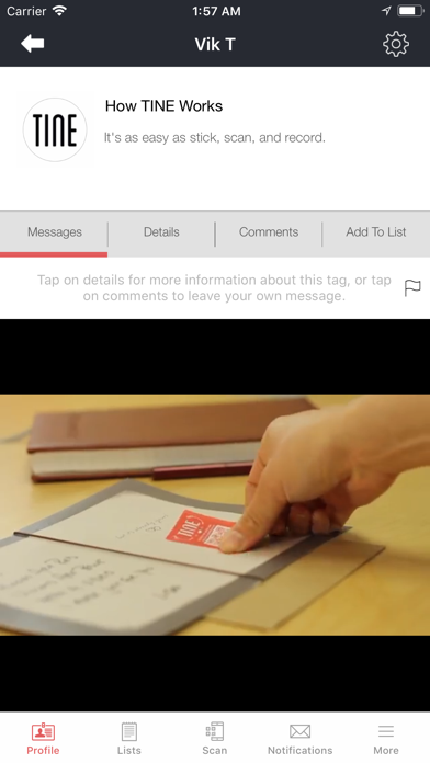 Screenshot #2 pour Tine Tag: Interactive sticker