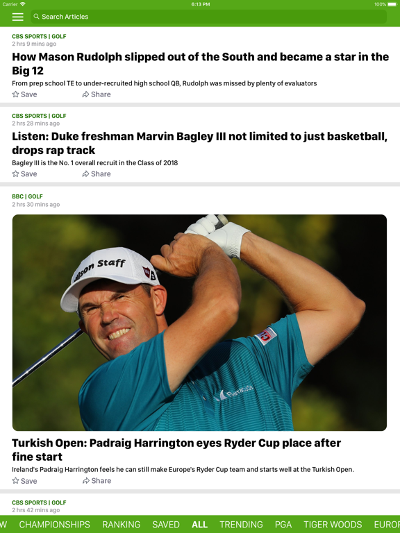 Screenshot #4 pour golf nows.