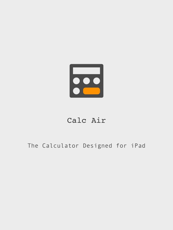 Calc Air - Calculator for iPad