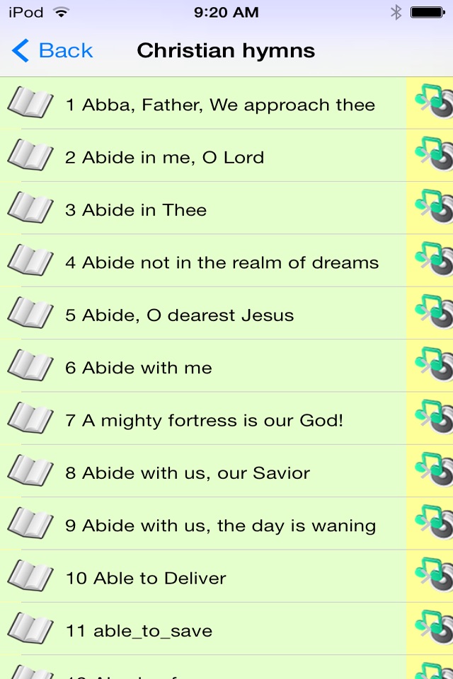 Worship and Praise Lyrics screenshot 3