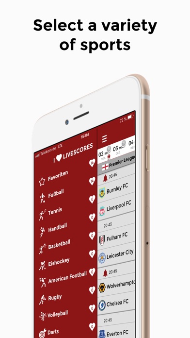 Screenshot #1 pour Livescores by Bet IT Best