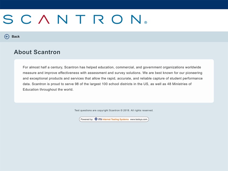 Scantron Secure Testing