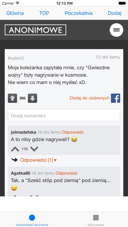 Anonimowe i Wyznajemy - razem!