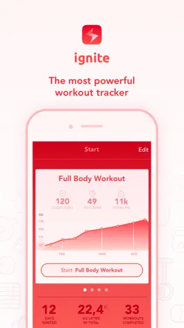 Game screenshot Ignite - Workout Tracker mod apk