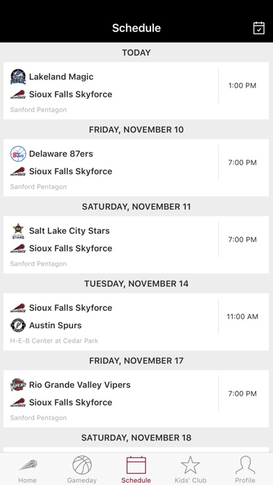 Sioux Falls Skyforce screenshot 3