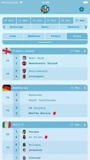 live results football iphone bildschirmfoto 1