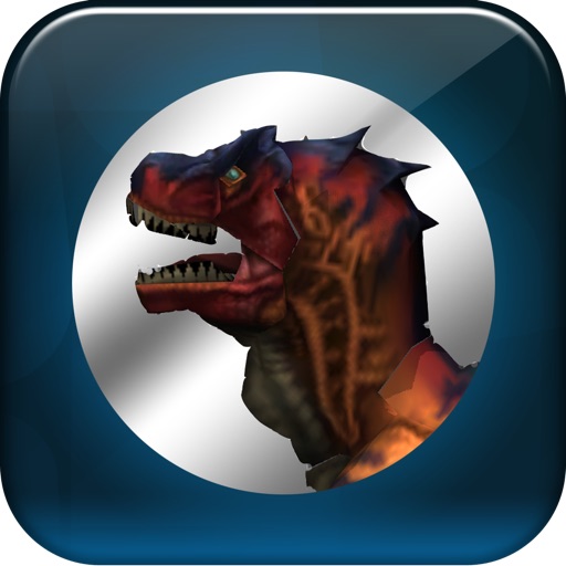 Reptilian Dragster Sick Race -  Wrecking Dinosaur Racing Adventure Icon