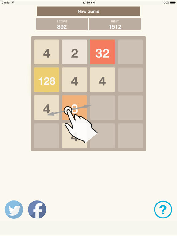 2048 パズルゲーム- Puzzle Gameのおすすめ画像4
