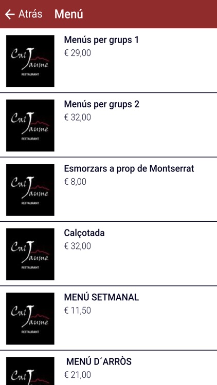 Restaurante Cal Jaume
