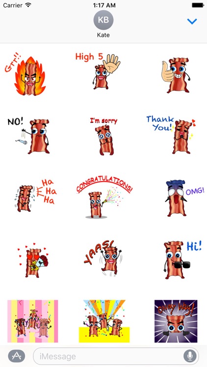 Animated Barbecue Sticker Pack