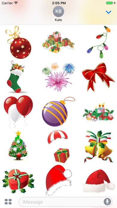 Warm Christmas Stickers screenshot 3