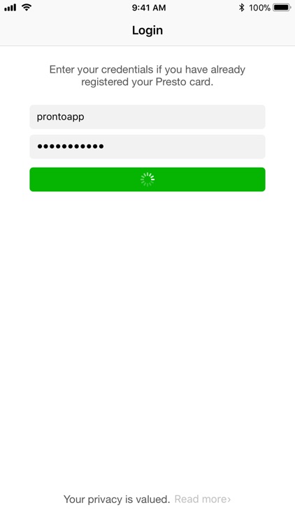 Pronto Checker for PRESTO Card
