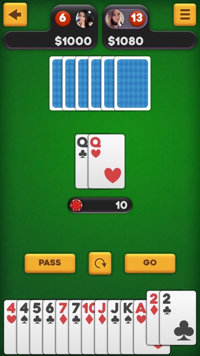 Screenshot #1 pour 2P Big 2 Poker