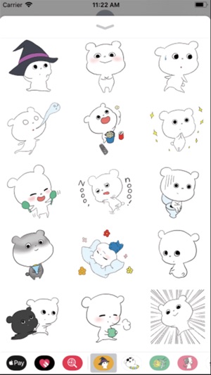 萬聖節白熊貼紙(圖3)-速報App