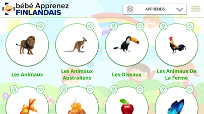 Screenshot #2 pour Bébé Learn - FINLANDAIS