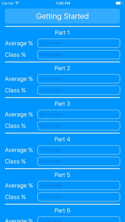 Final College Grade Calculator