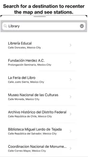 bike stations mexico city iphone screenshot 4