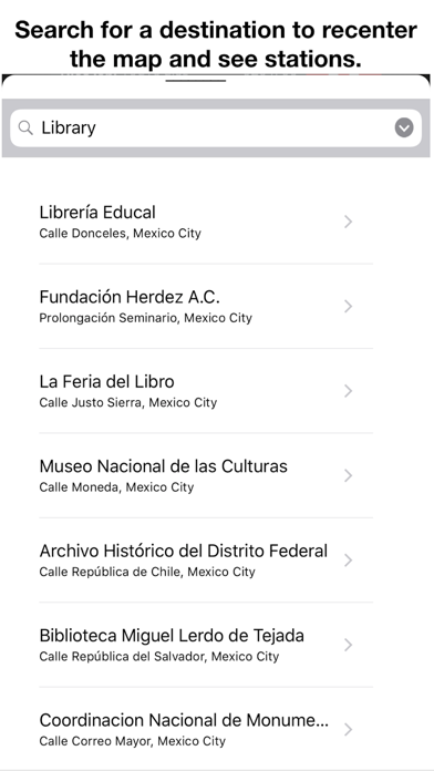 Screenshot #9 for Bike Stations Mexico City