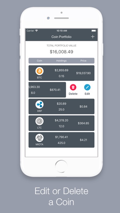 Coin Portfolio - Tracking screenshot 3