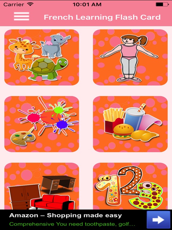 Screenshot #4 pour French Learning Flash Card