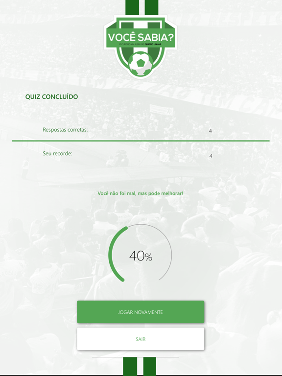 Screenshot #6 pour Você Sabia? - Futebol