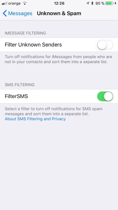Filter Spam SMS screenshot 4