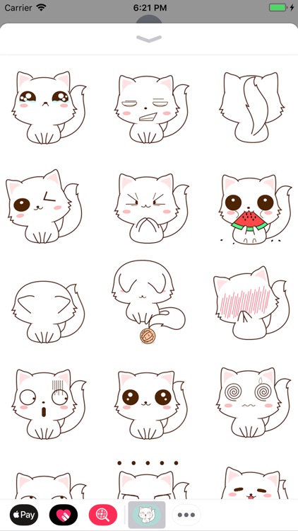 Funny Kitty Animated Stickers