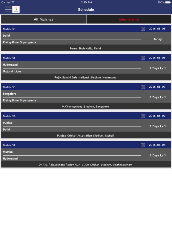 Screenshot #5 pour CricLine - Live Cricket Scores