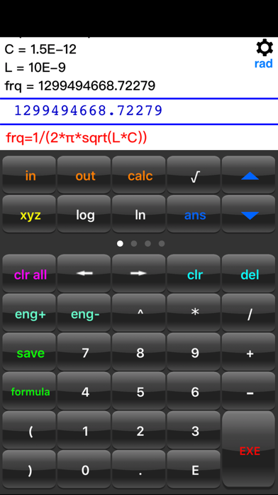 CalcXLite iPhone screenshot 1 - Utilities app