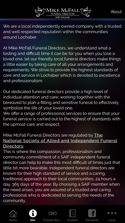 Mike McFall Funerals