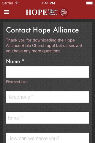 Hope Alliance Bible Church screenshot 3