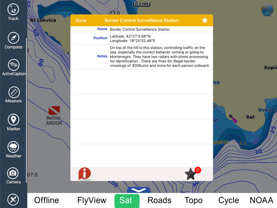 Croatia Nautical Charts HD GPS screenshot 3