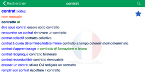 Dictionnaire italien Larousse screenshot