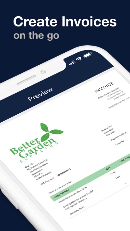 Invoice Maker - Billdu screenshot-0