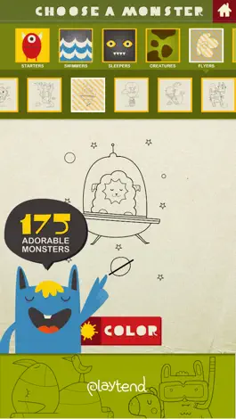 Game screenshot Monster Coloring Book apk