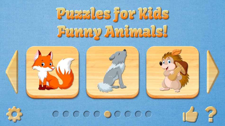 #1. Puzzles for Kids, full game (iOS) Podle: CLEVERBIT LTD