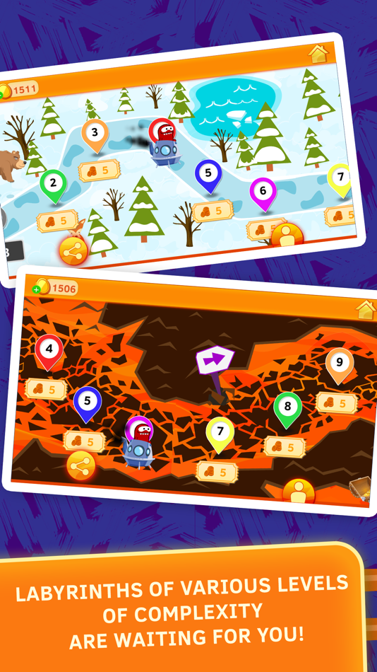 #3. Little ghost maze game (iOS) 由: Bergia Inc