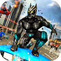 Panther Superhero City Battle