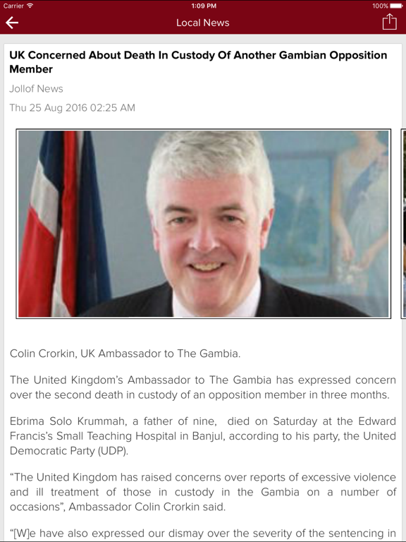 Screenshot #5 pour Gambia News | Breaking news