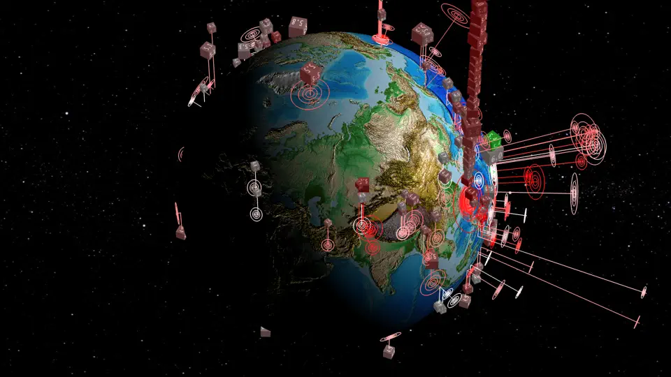 Captura de pantalla de Earthquake 3D TV en iPhone 1