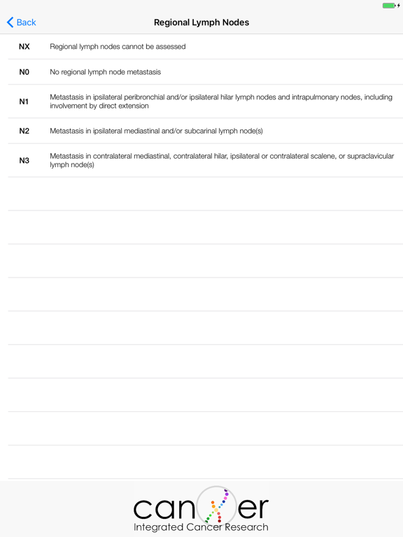 Screenshot #6 pour Lung Cancer TNM Staging Tool