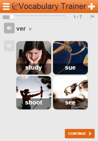 Learn Portuguese Words screenshot 3