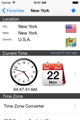 World Clock Gold–Time Zones screenshot 3