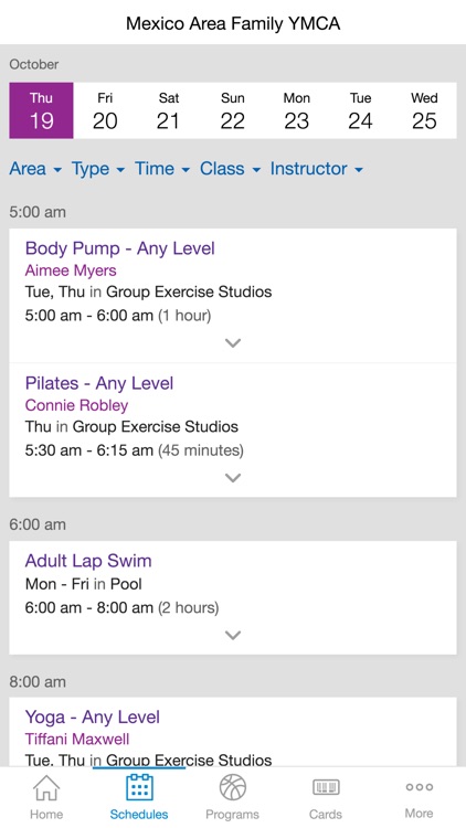 Mexico Area Family YMCA screenshot-3