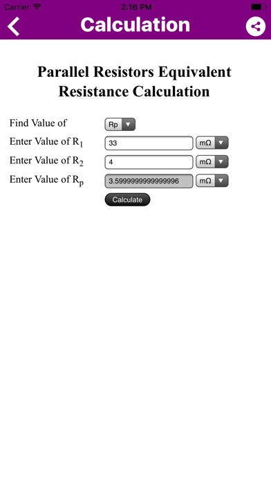 Electronics Engineering Calc screenshot 4