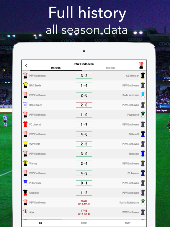 Eredivisie - Football Results screenshot 4